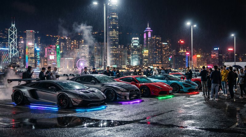 肉丝视频幕后花絮：深夜车聚